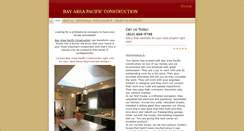 Desktop Screenshot of bayareapacificconstruction.com